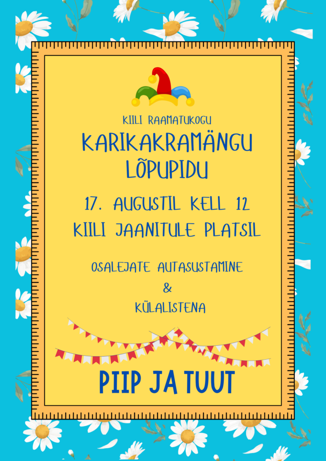 Karikakramängu lõpupidu. Piip ja Tuut