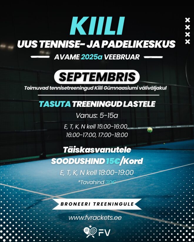 Tennisetreeningud Kiilis