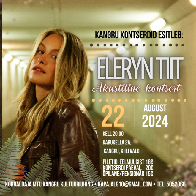 Eleryn Tiit – akustiline kontsert