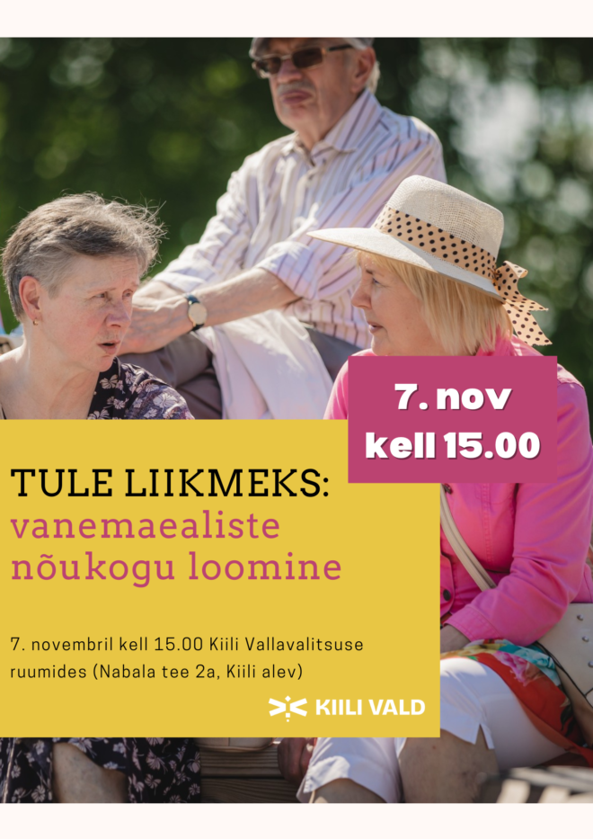 Vanemaealiste nõukogu loomine