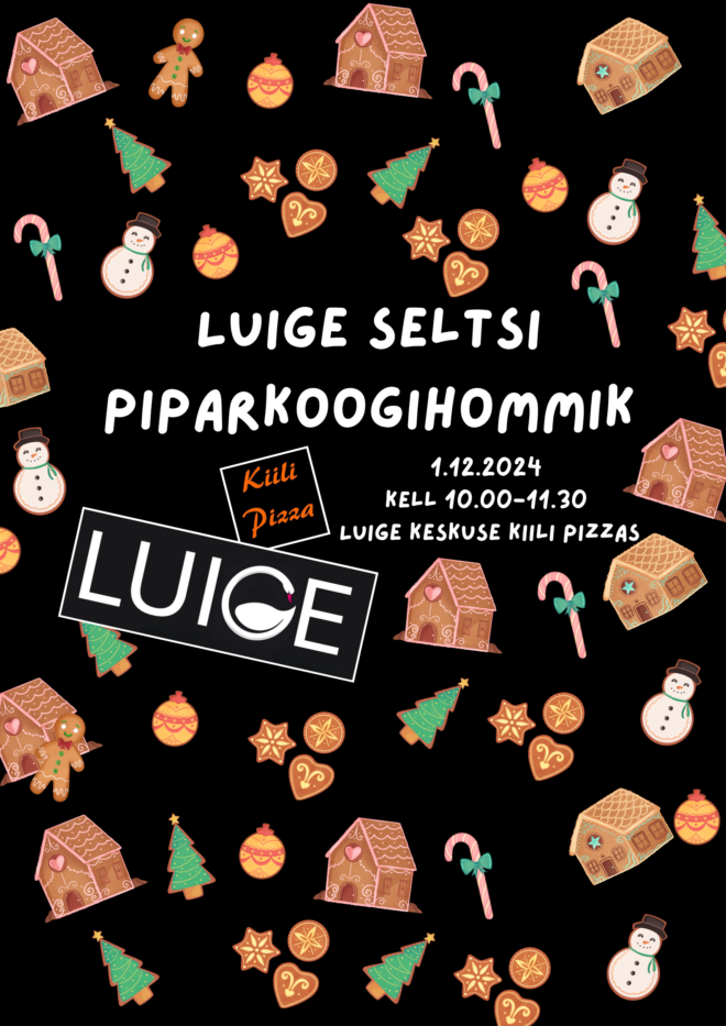 Luige Seltsi Piparkoogihommik lastele 1.12.2024