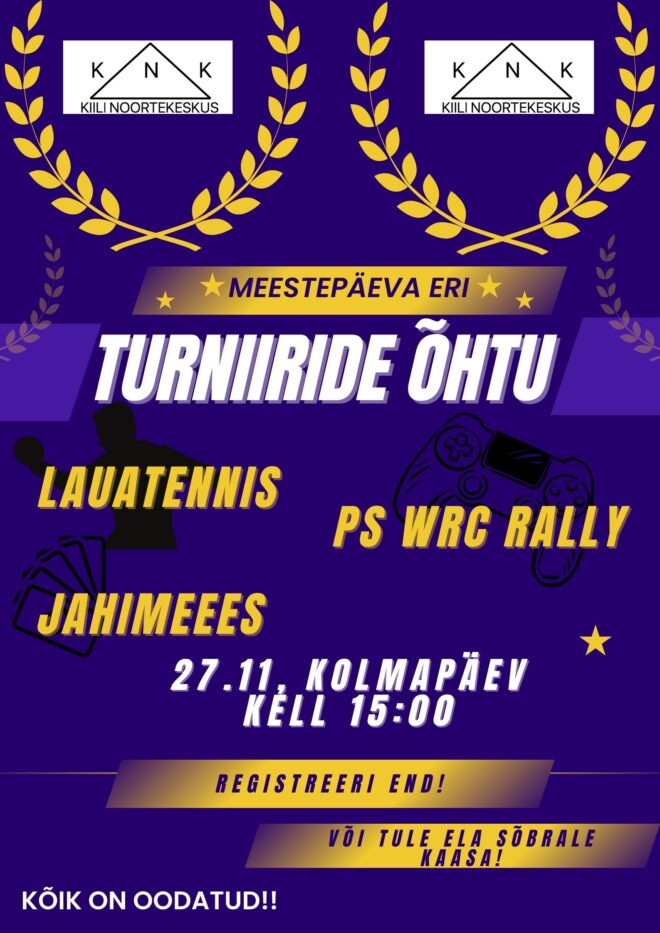 Meestepäeva eri- turniiride õhtu