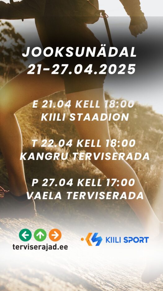 Terviseradade JOOKSUNÄDAL 21-27.04