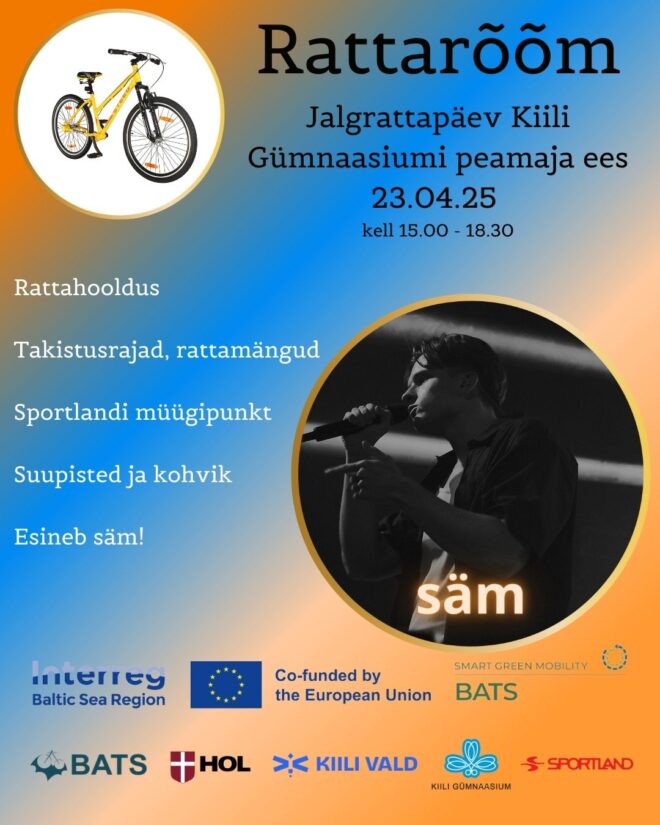 Kiili valla suur jalgrattapäev “Rattarõõm”