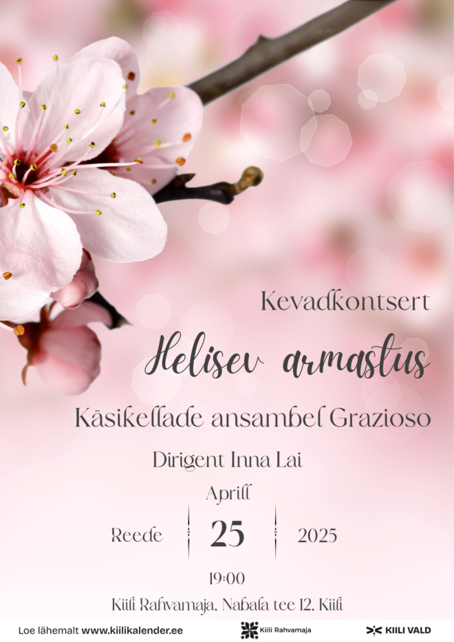 Käsikellade ansambli Grazioso kontsert “Helisev armastus”