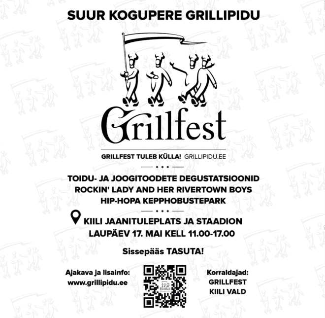Suur kogupere grillipidu – Grillfest tuleb külla!