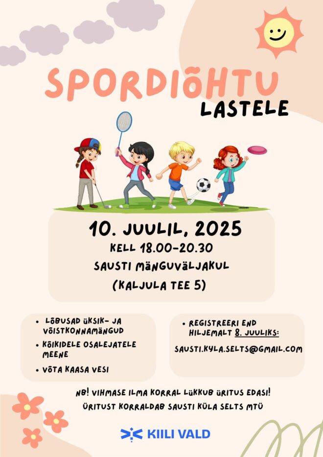 Laste spordiõhtu Saustis