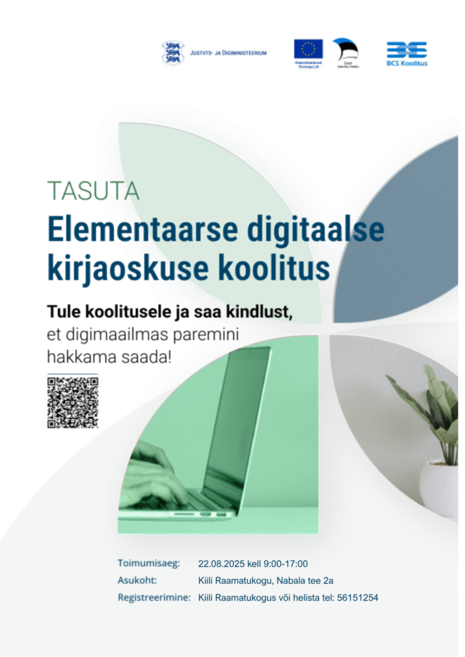 Elementaarse digitaalse kirjaoskuse koolitus