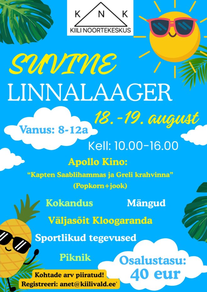Suvine linnalaager 18.08-19.08