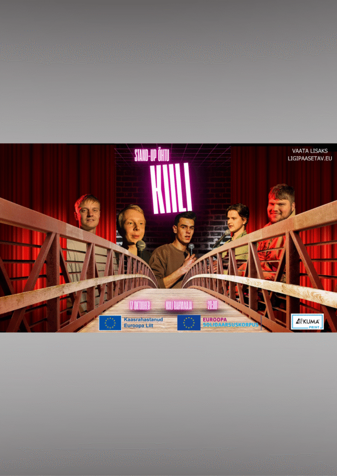 Kiili stand-up õhtu TASUTA! (Broneeri koht ette)