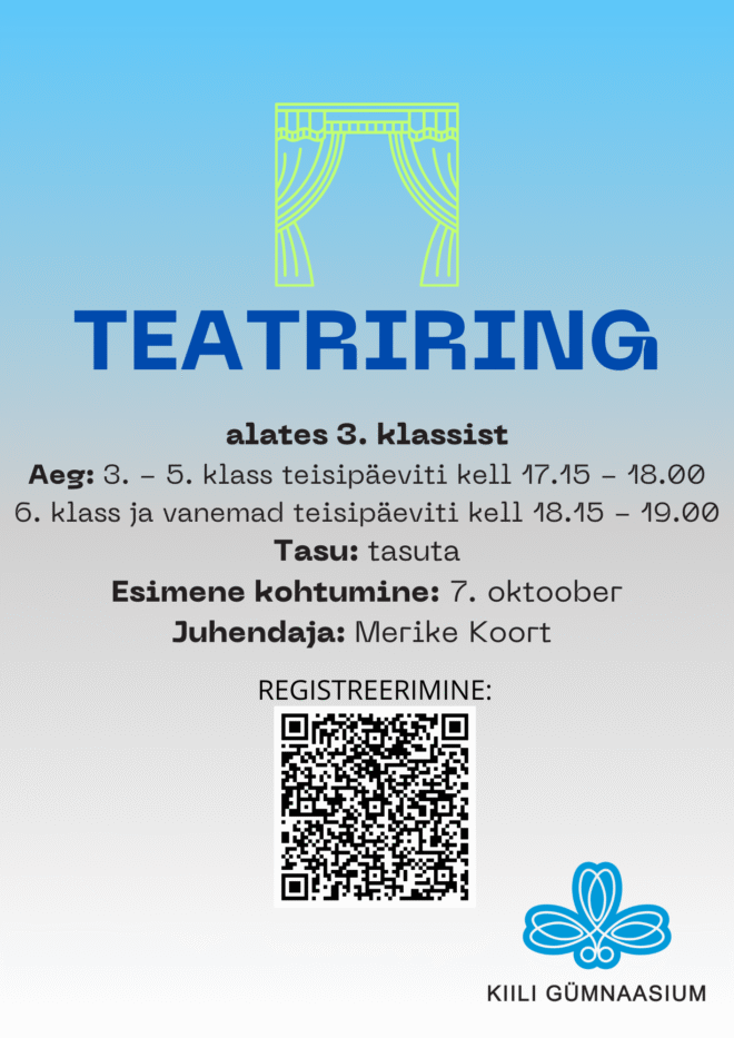 Teatriring 25/26 ÕPPEAASTAL