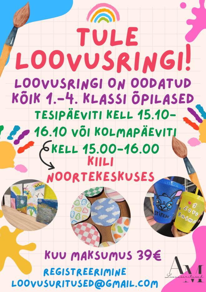 Loovusring 1.-4. klassile.