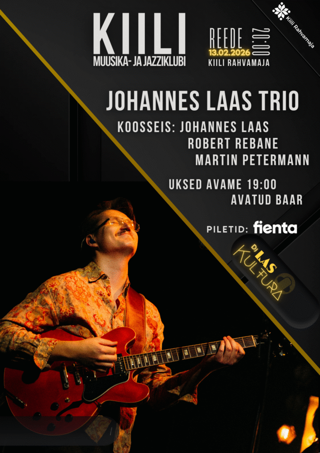 Kiili muusika- ja jazziklubi: Johannes Laas trio