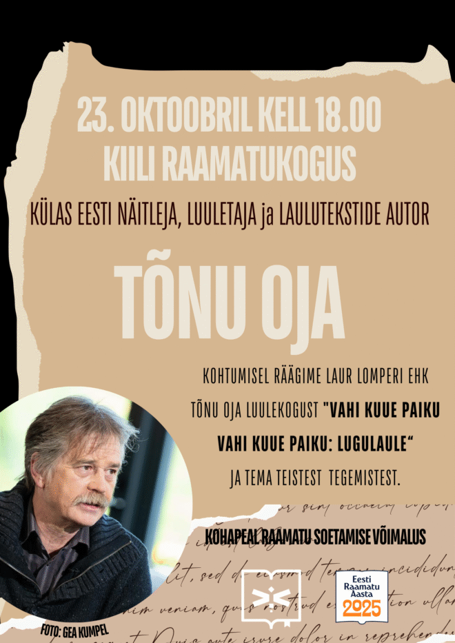 Kohtumisõhtu Tõnu Ojaga