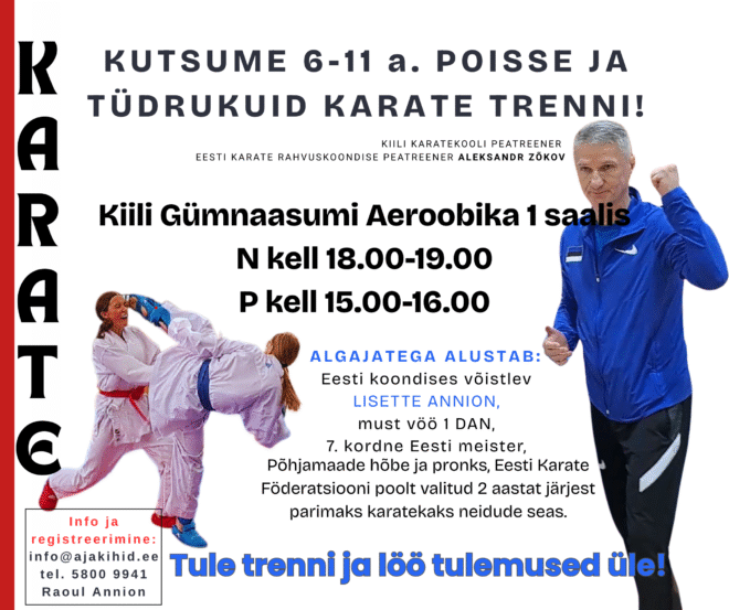 Karate treeningud algajatele