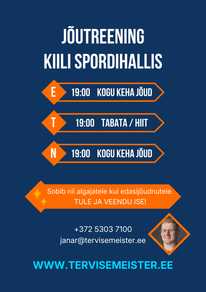 TERVISEMEISTRI JÕUTREENINGUD