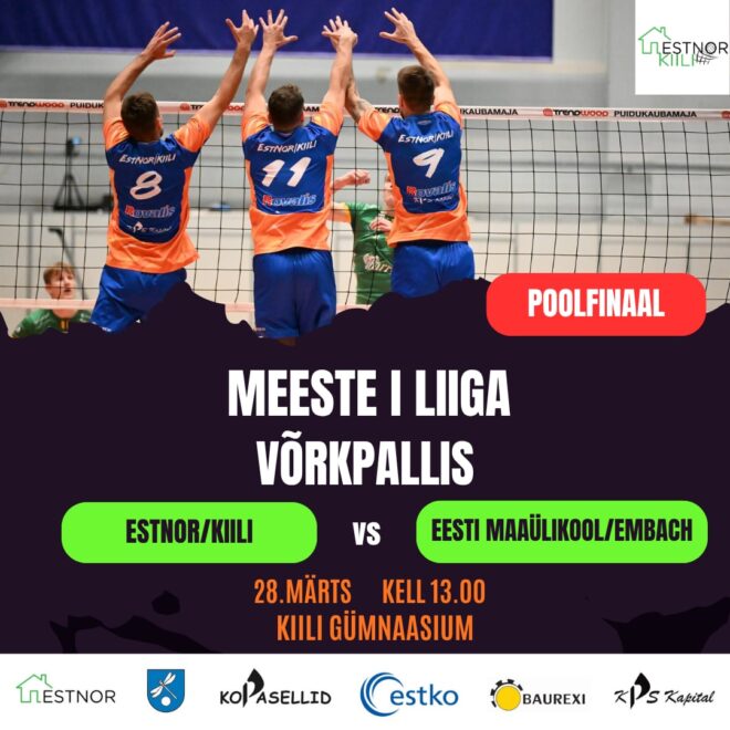 POOLFINAAL  EstNor / Kiili ja  EMÜ / Embach