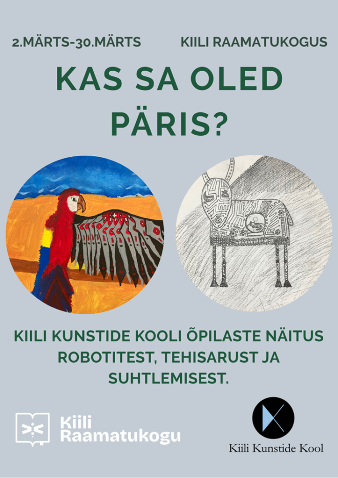 Kiili Kunstide Kooli õpilaste näitus