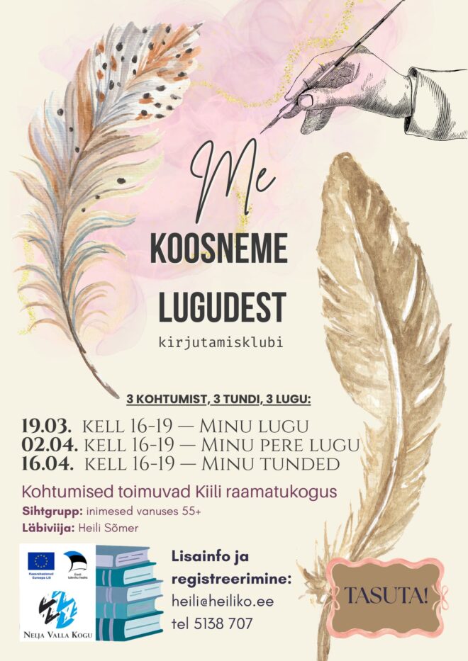 Kirjandusklubi “Me koosneme lugudest”