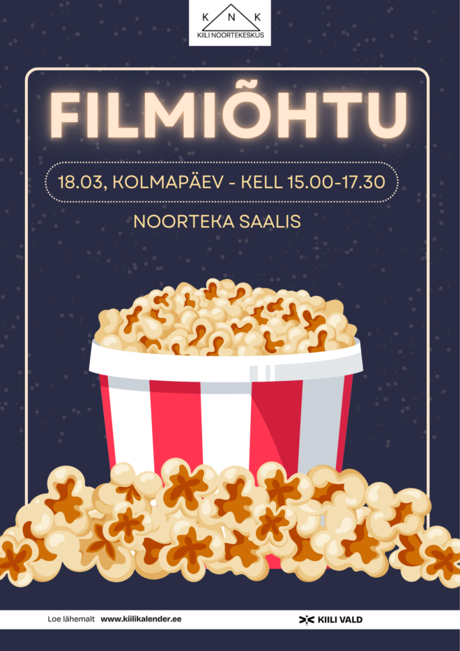 Filmiõhtu noortekeskuses