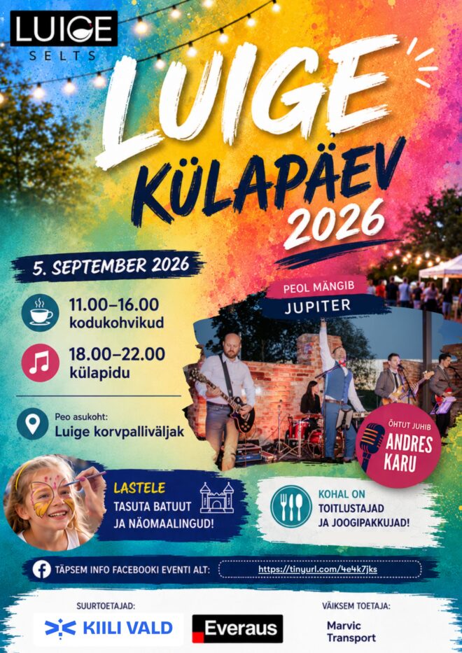 Luige Seltsi kodukohvikute päev ja külapidu 5.09.2026
