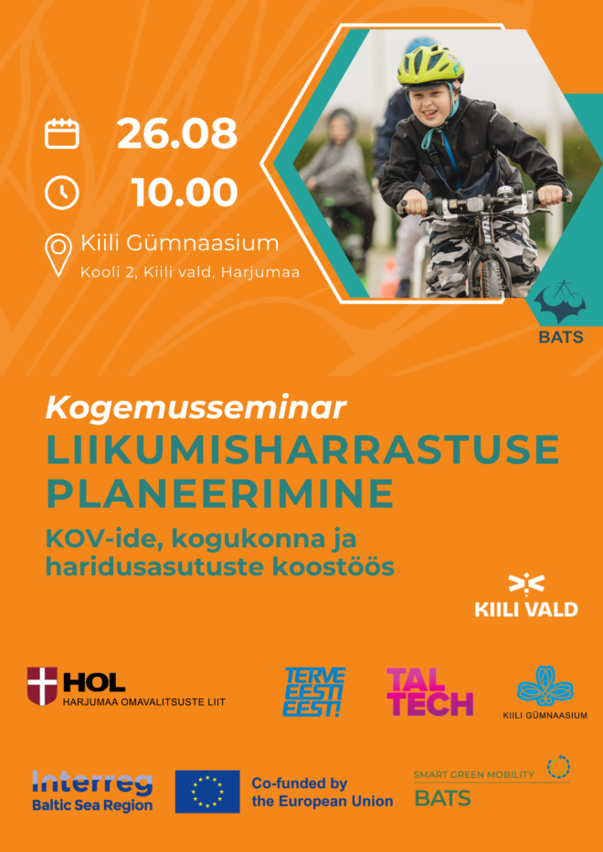 Kogemusseminar “Liikumisharrastuse planeerimine KOV-ide, kogukonna ja haridusasutuste koostöös”