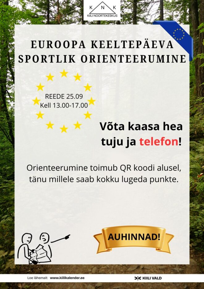 Euroopa keeltepäeva sportlik orienteerumine