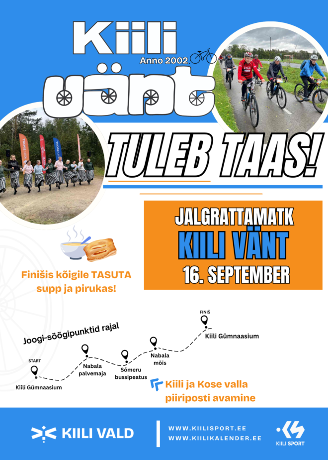 Jalgrattamatk Kiili Vänt