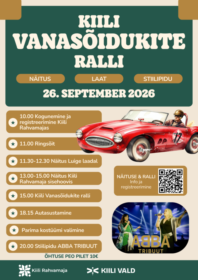 Kiili vanasõidukite ralli ja näitus & ABBA TRIBUUT