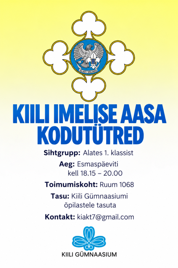 Kiili Imelise Aasa Kodutütred 26/27