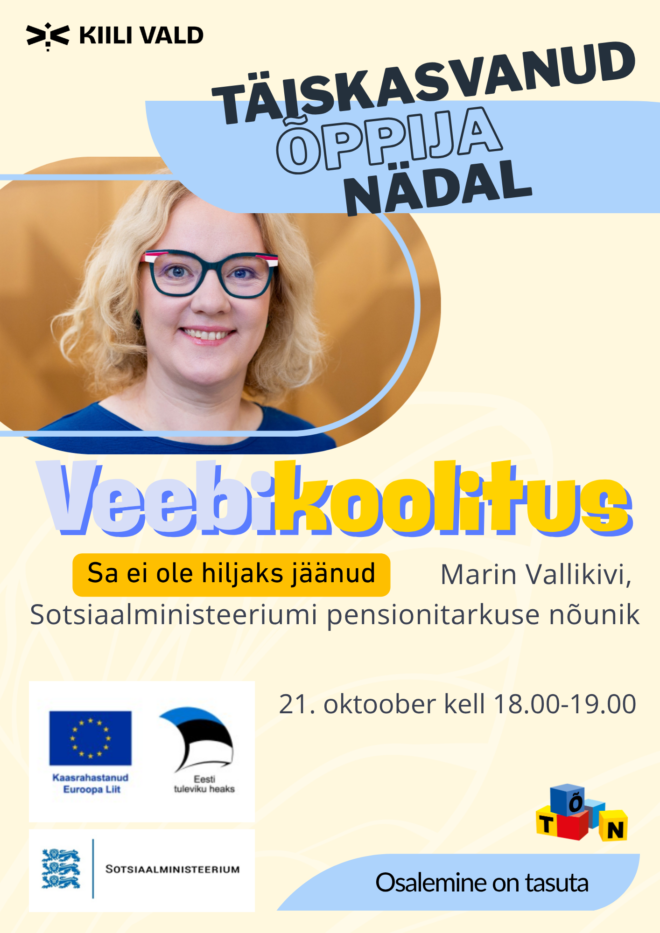 Veebiloeng “Sa ei ole hiljaks jäänud”