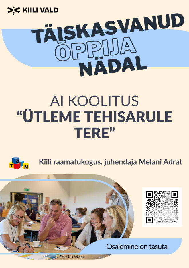 „Ütleme tehisarule tere“ – AI koolitus