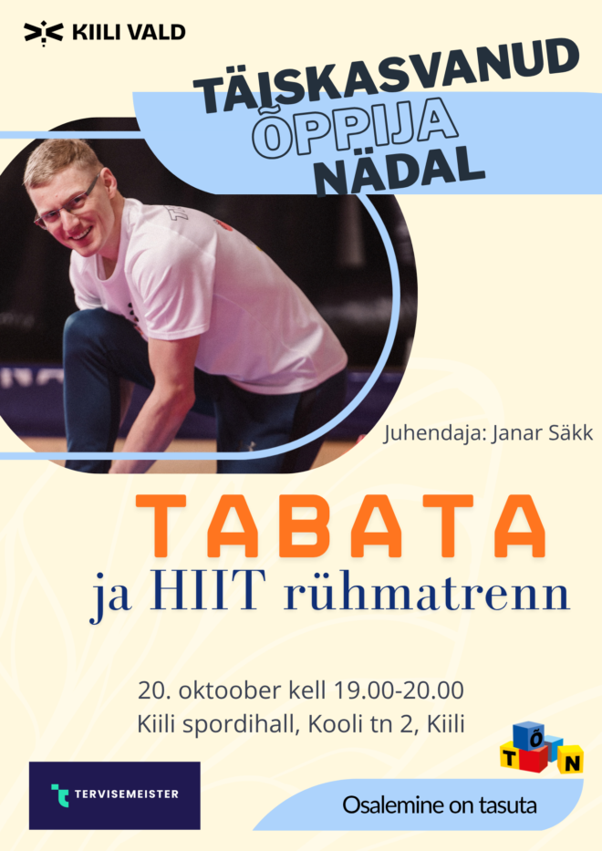 Tabata ja HIIT rühmatreening