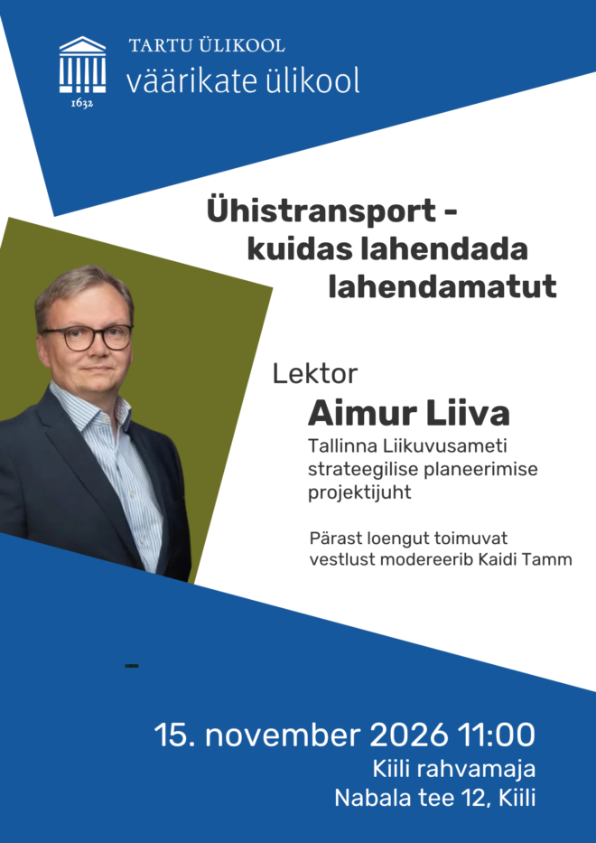 Kiili-Saku Väärikate Ülikool: Aimur Liiva –  kuidas lahendada lahendamatut?