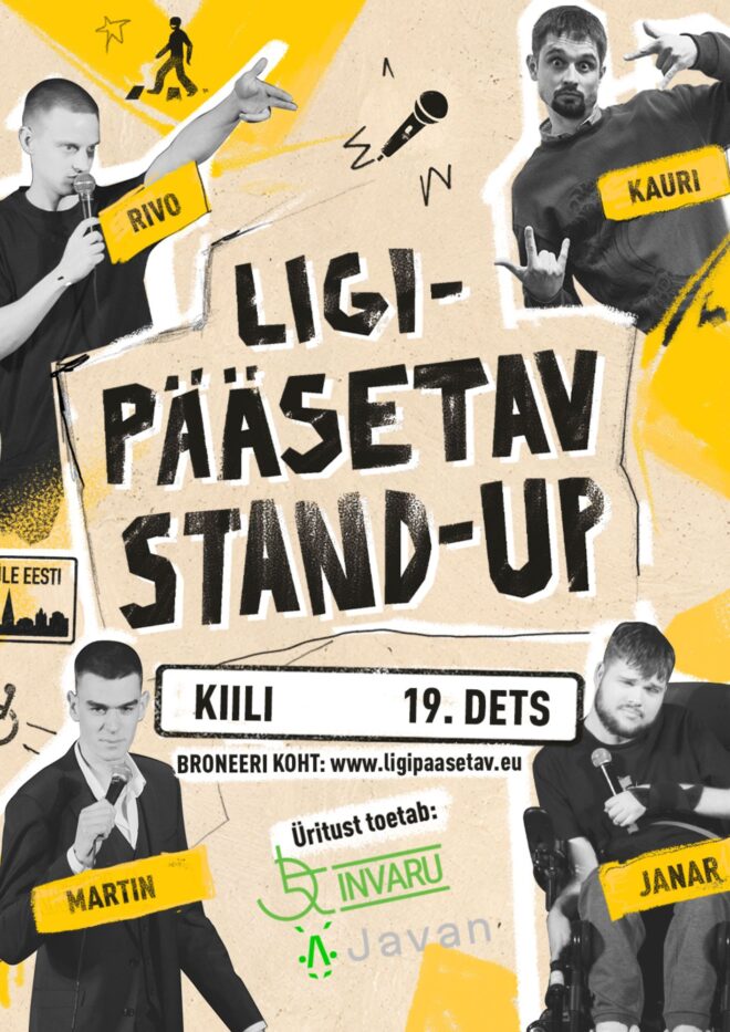 Kiili TASUTA komöödia õhtu: “Ligipääsetav stand-up”